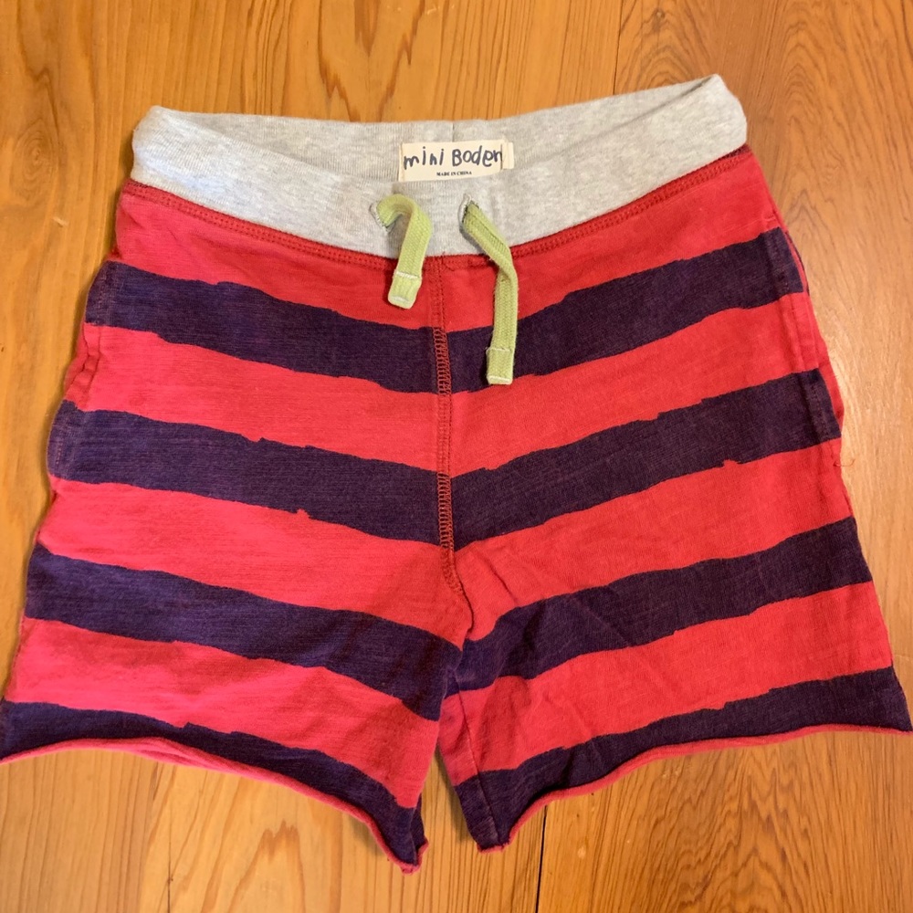 Mini Boden Slub Jersey Shorts Boys